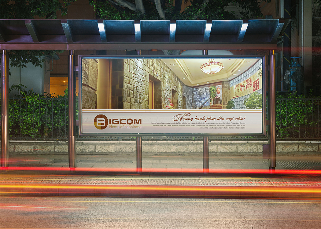 Thiết kế logo và sáng tạo tên thương hiệu công ty BIGCOM tại Hà Nội